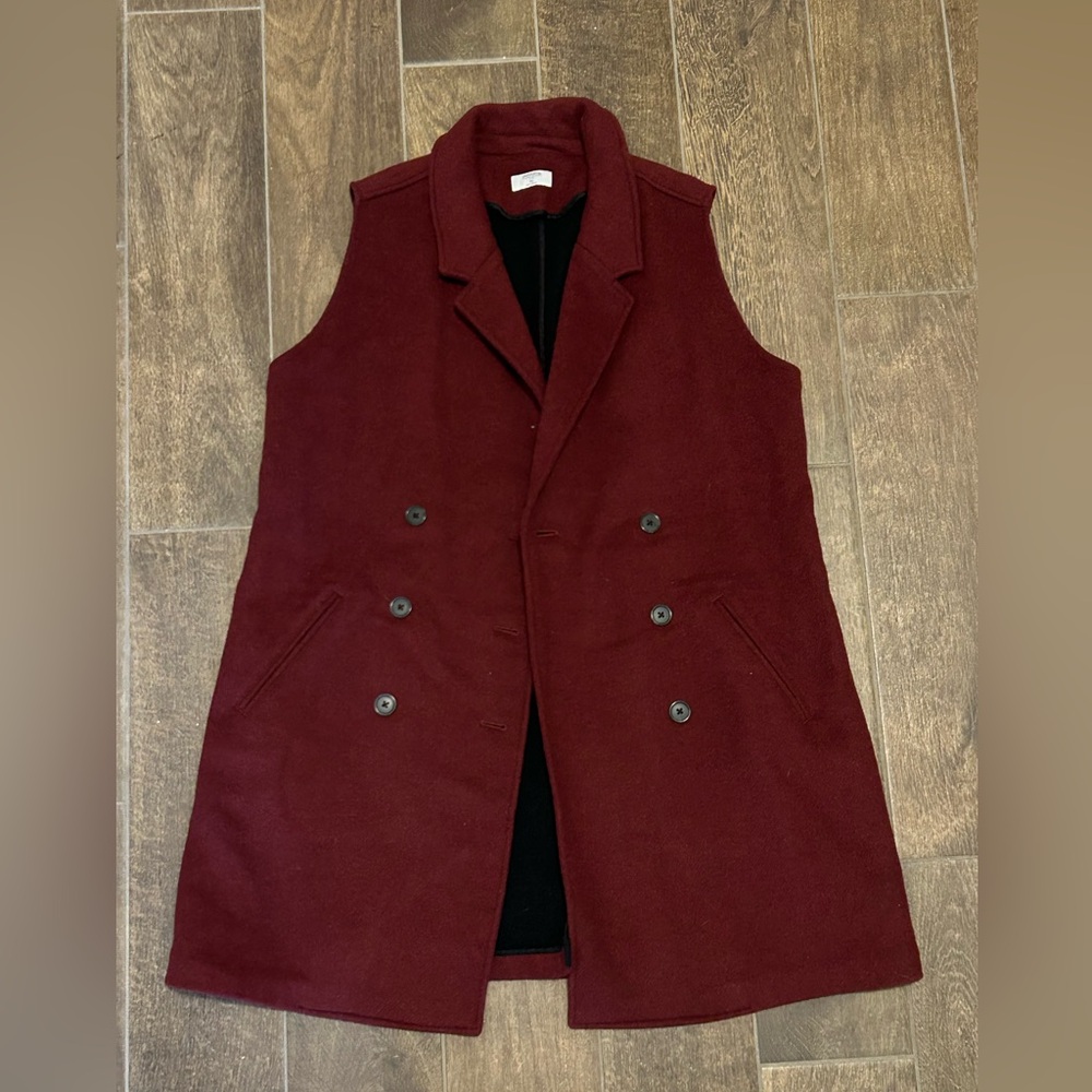 UnTuckit Vera Double breasted wool vest XL